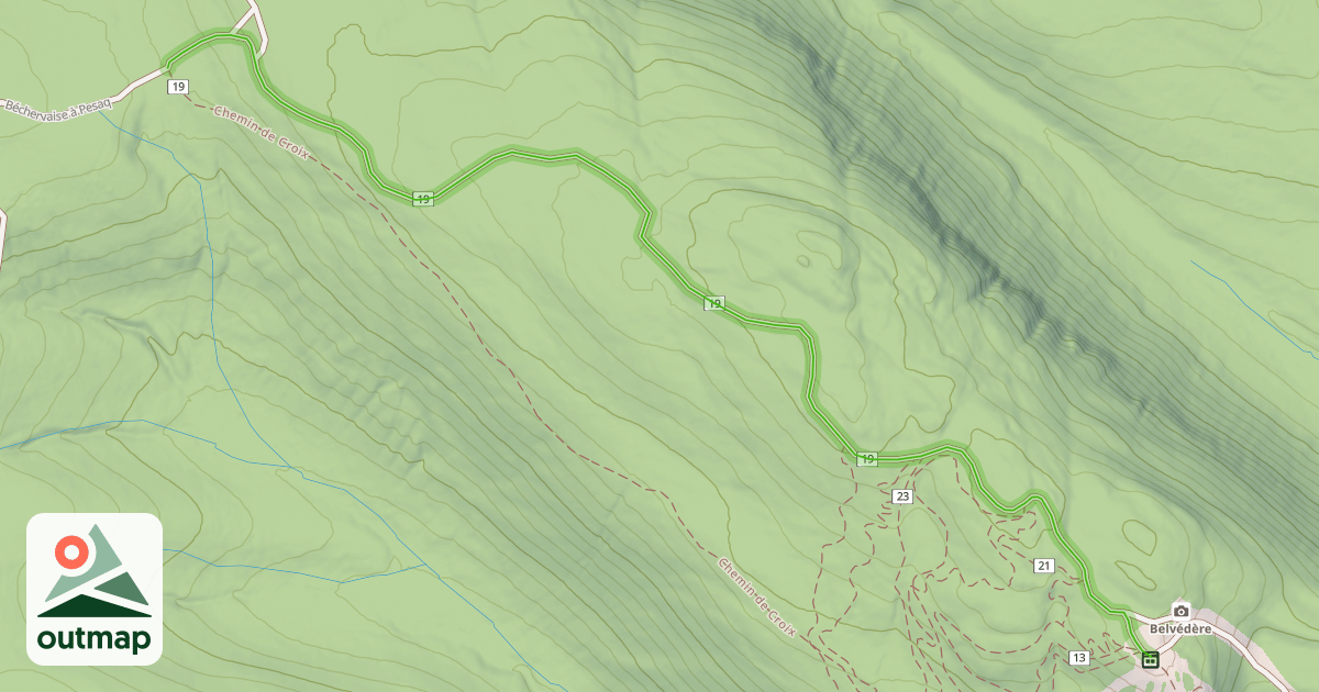 Map of Chemin de Croix