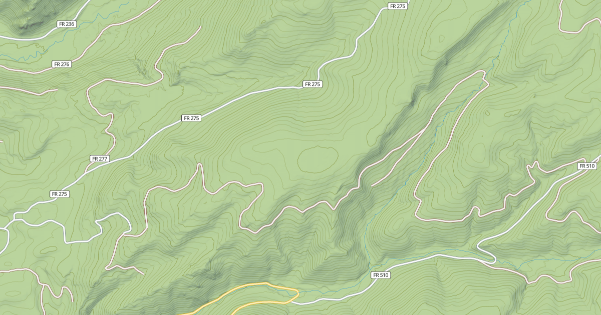 Map preview of IRON CREEK SPUR 1A