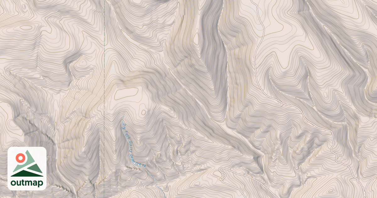 Map of MORRISY CANYON