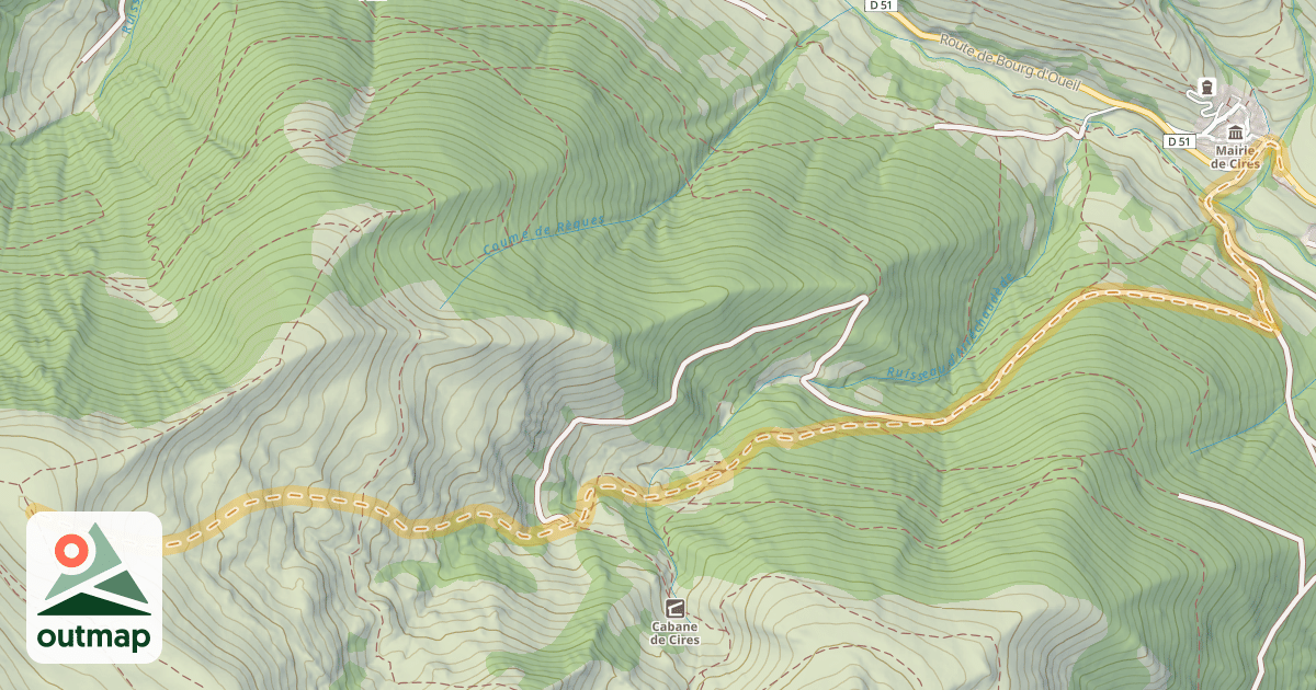 Map of Cap de la Lit — CIrès