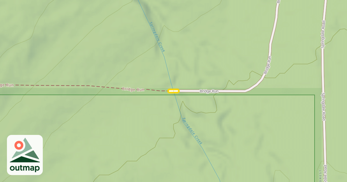 Map of Bridge Run