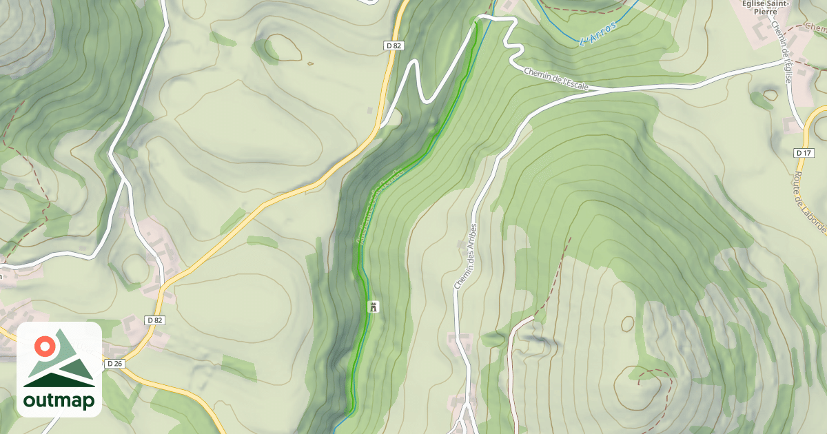 Map of Ancienne voie ferrée