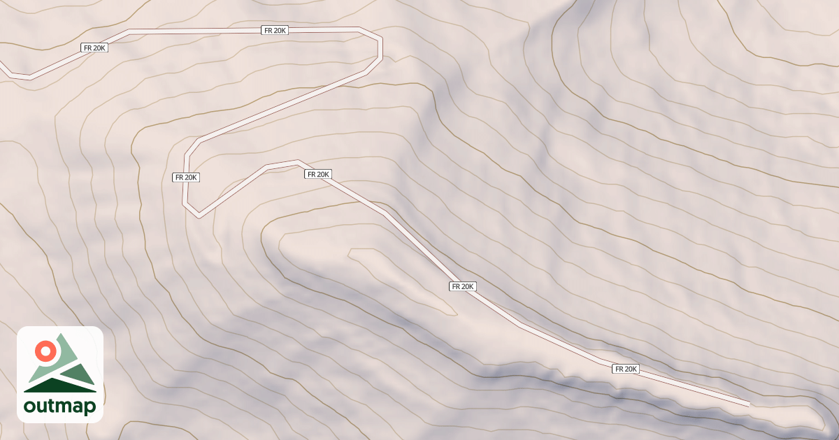 Map of REDTOP LOOKOUT