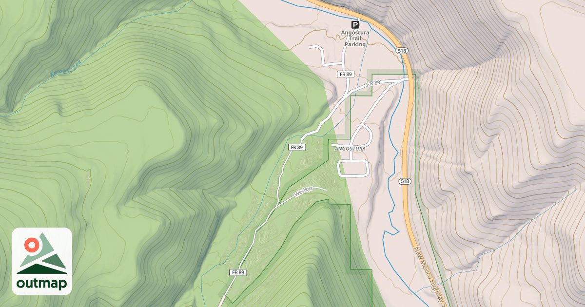 Map of ANGOSTURA