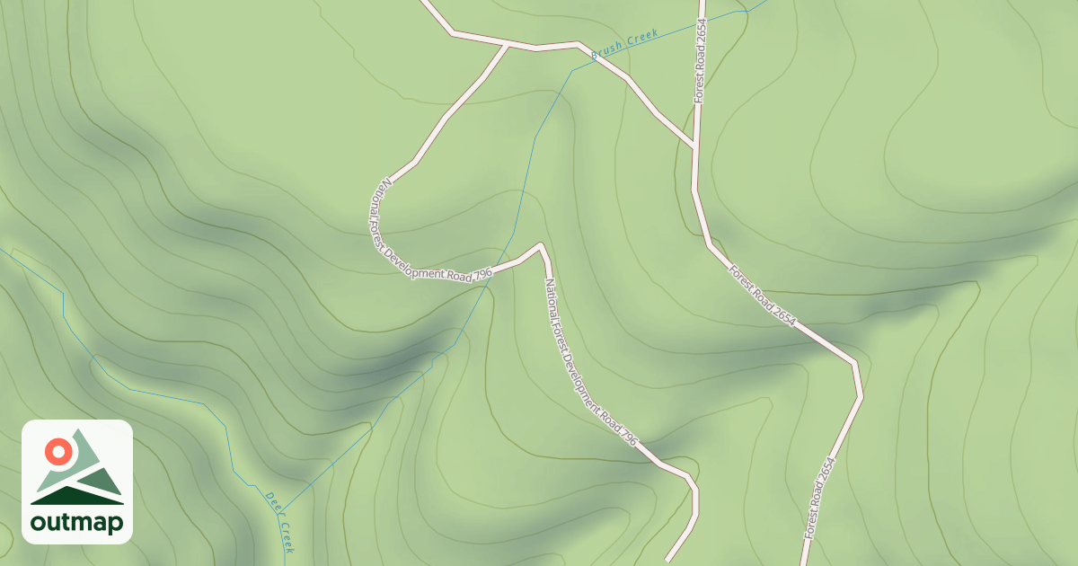 Map of BURN SPUR