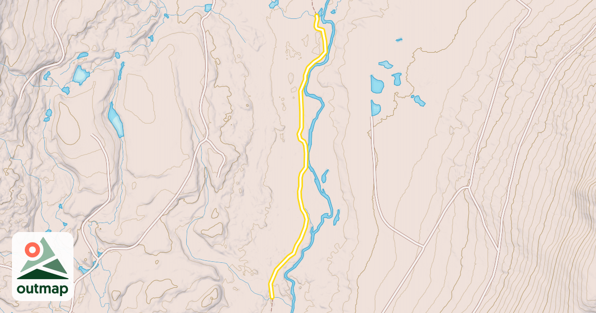 Map of Pleasant River Trail
