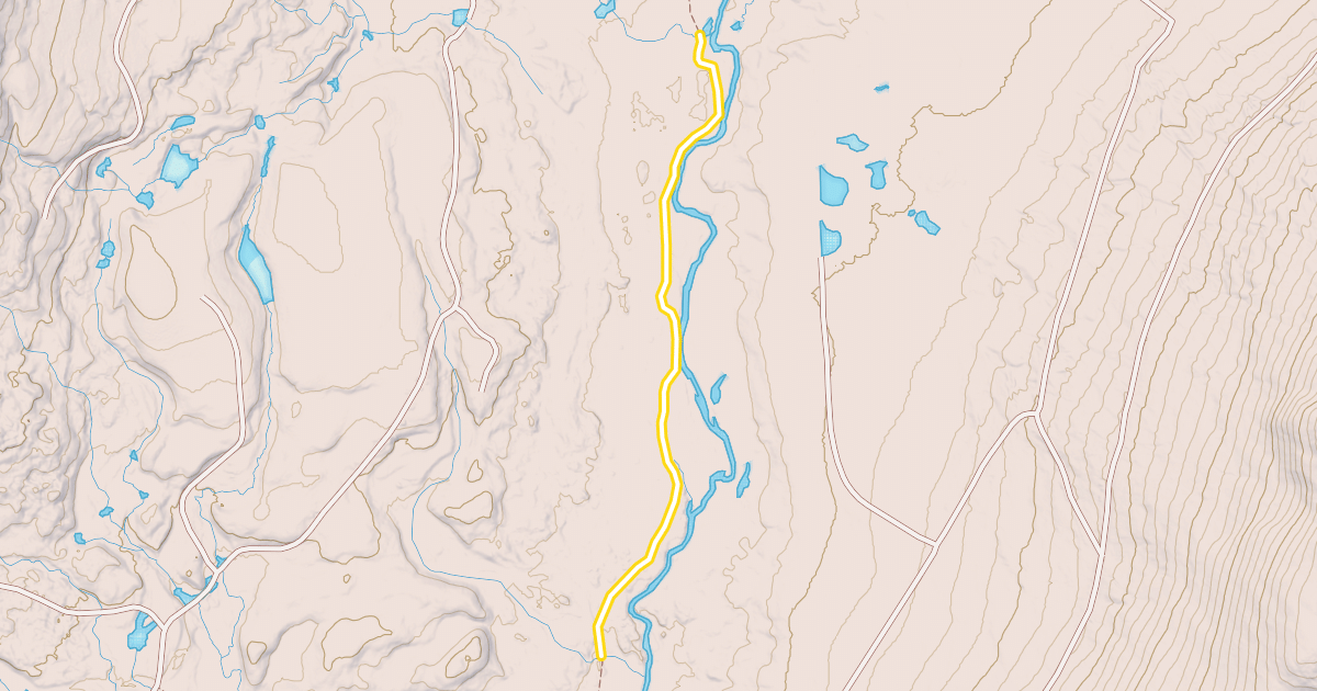 Map preview of Pleasant River Trail