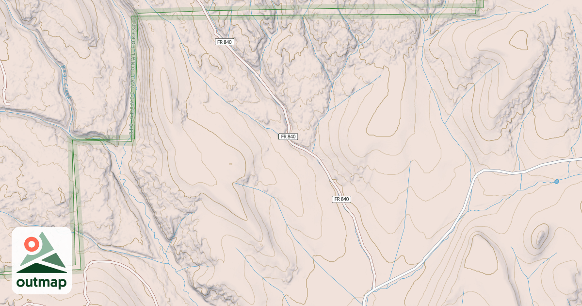 Map of BLM National GTLF Public Motorized Roads 0be7b0fa-f6f8-43cb-8509-ea4168776a7f