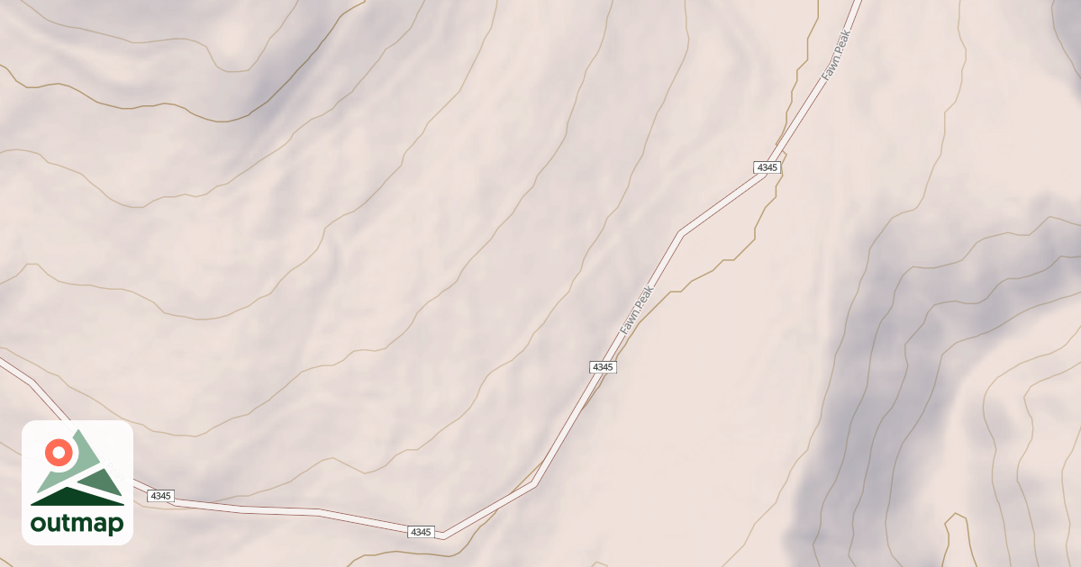 Map of FAWN PEAK