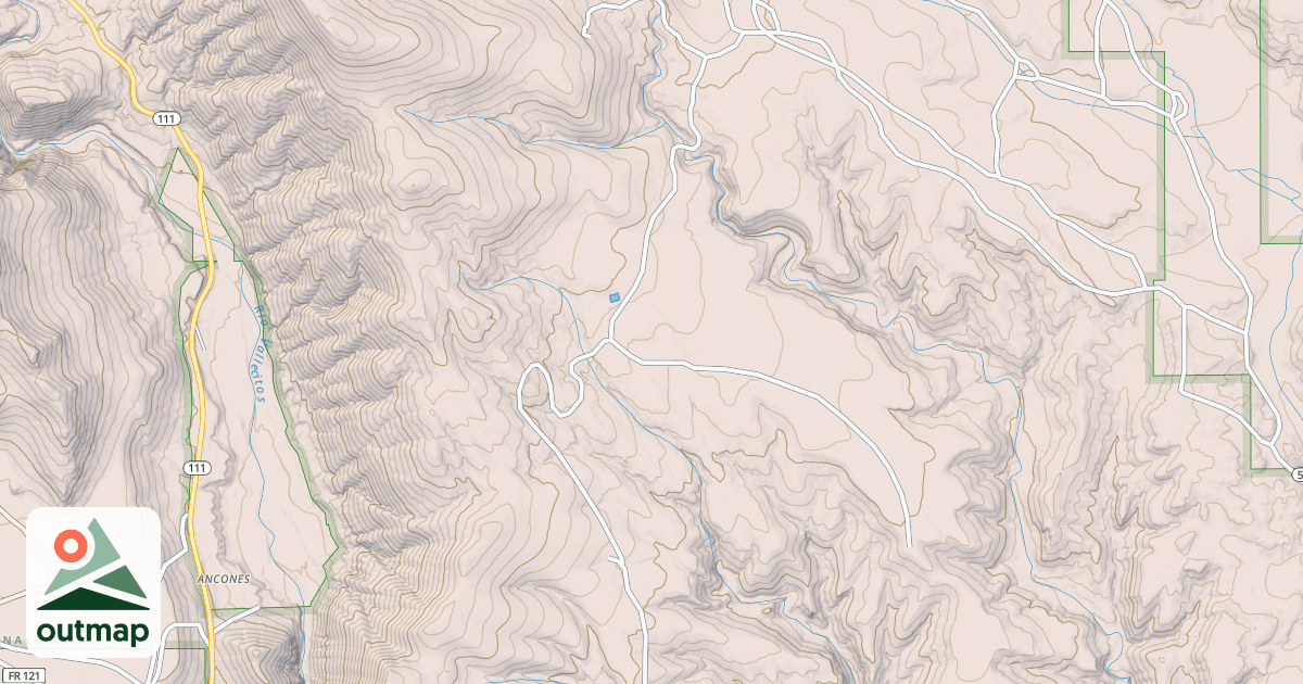 Map of LA MADERA