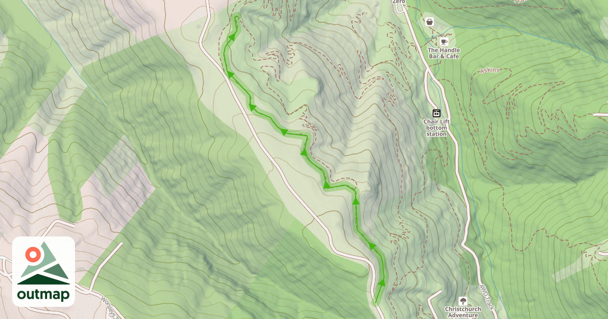 Map of Active Rest MTB Track