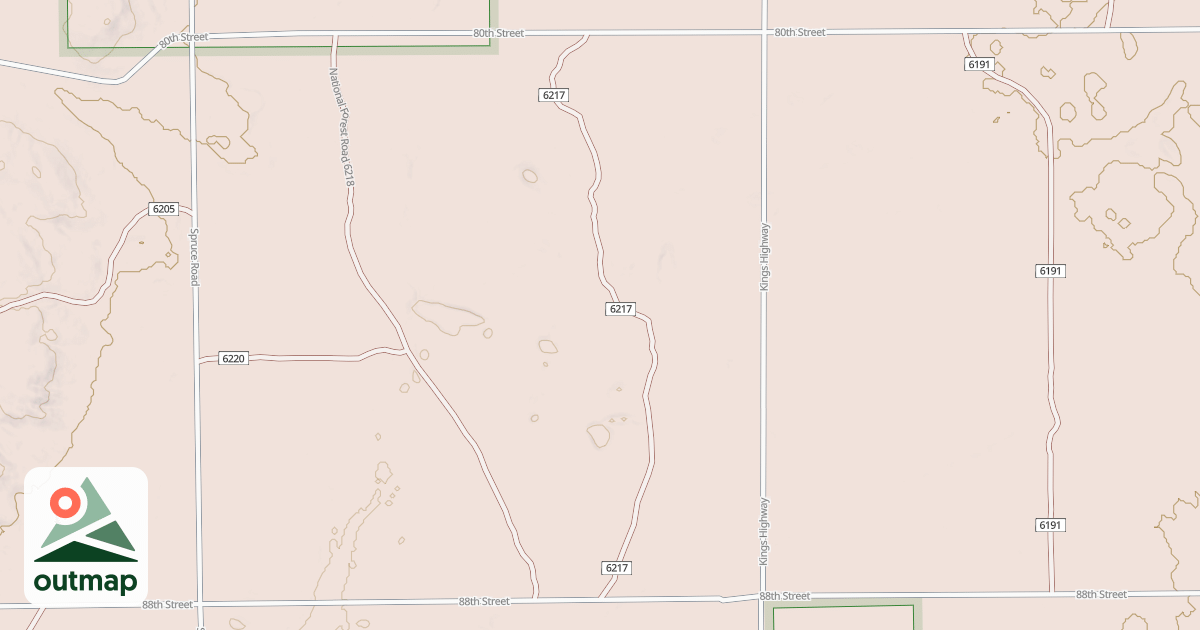 Map of 6217