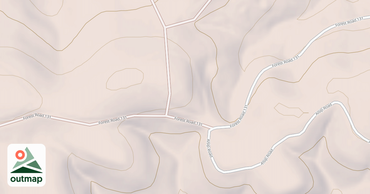 Map of TWEED BRANCH