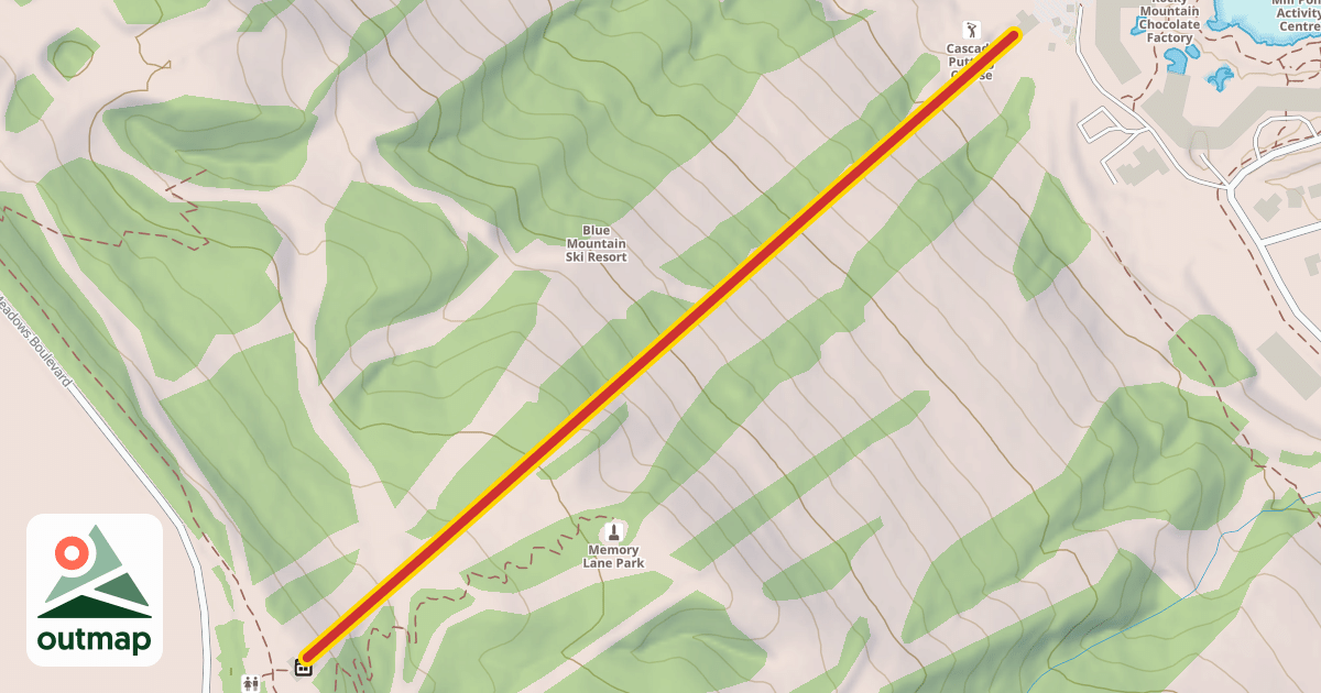 Map of Silver Bullet Express