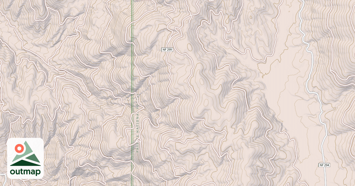 Map of BALLY MOUNTAIN