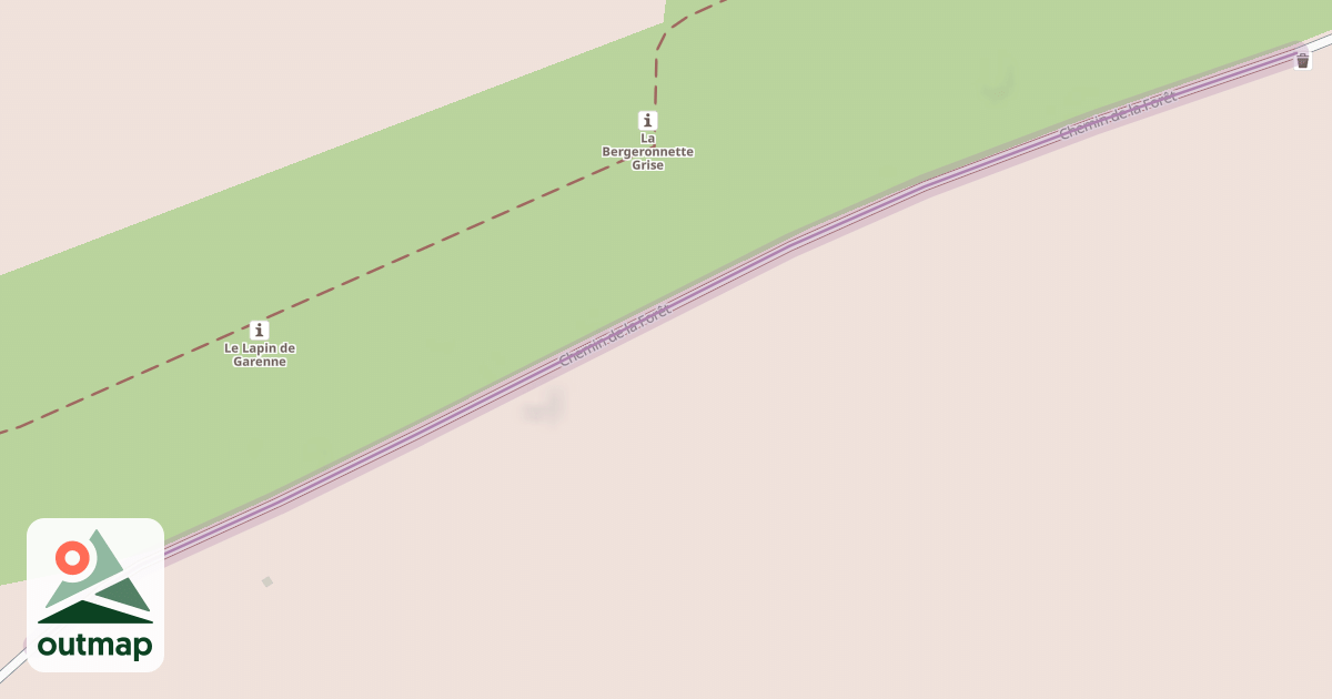 Map of Chemin de la Forêt