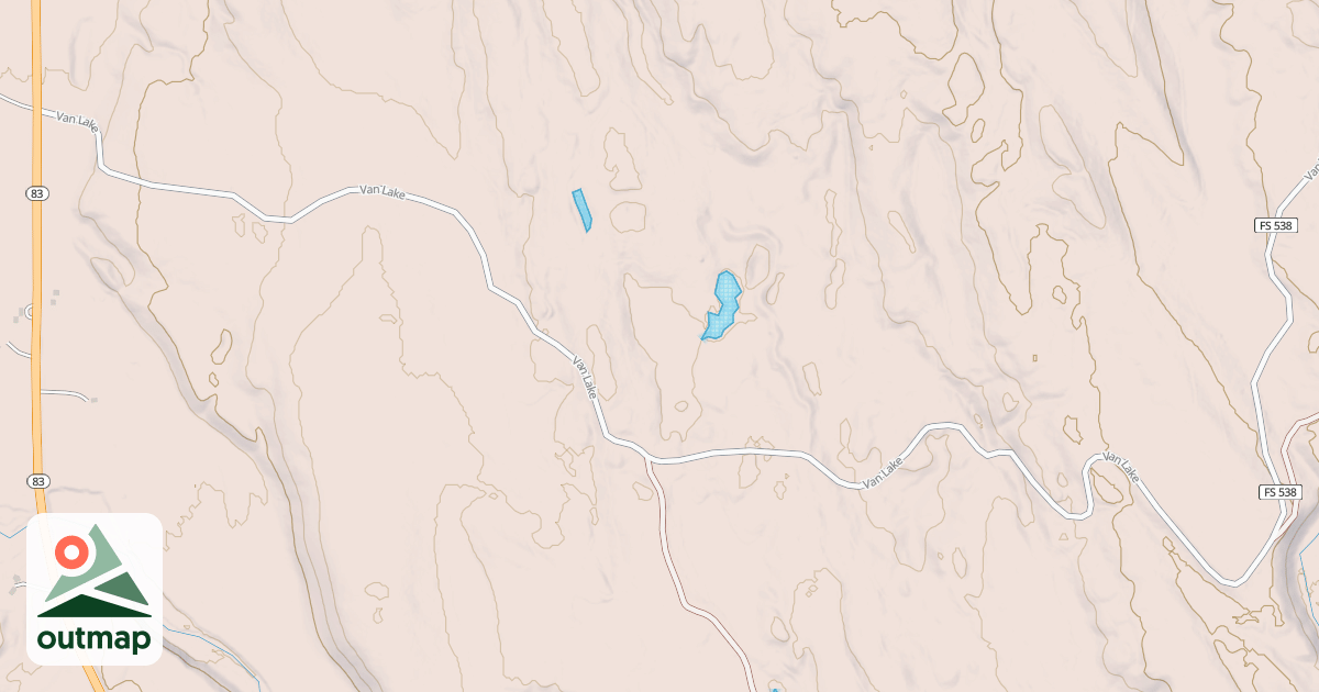 Map of VAN LAKE