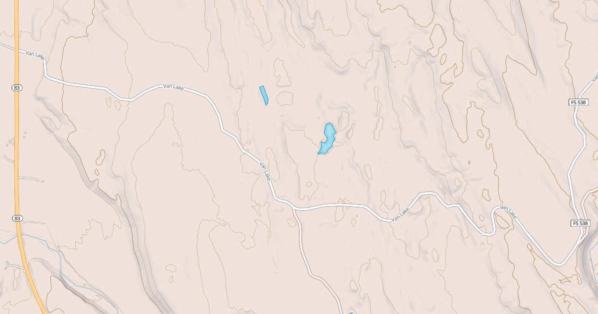 Map preview of VAN LAKE