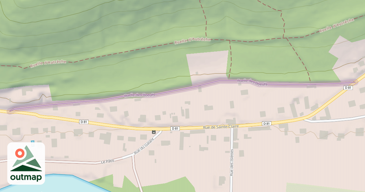 Map of Ruelle des Boeufs