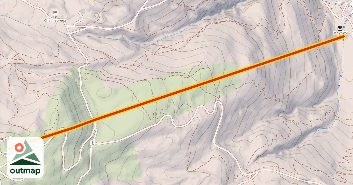 Map of Chabrières V4