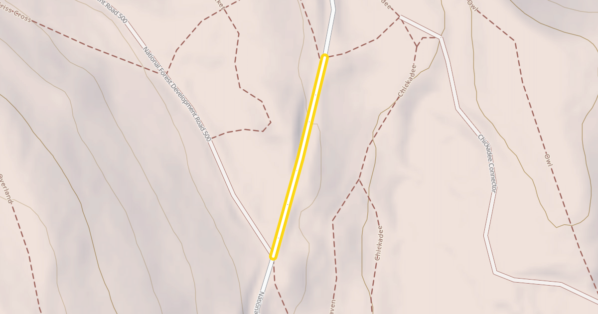 Map preview of National Forest Development Road 4410