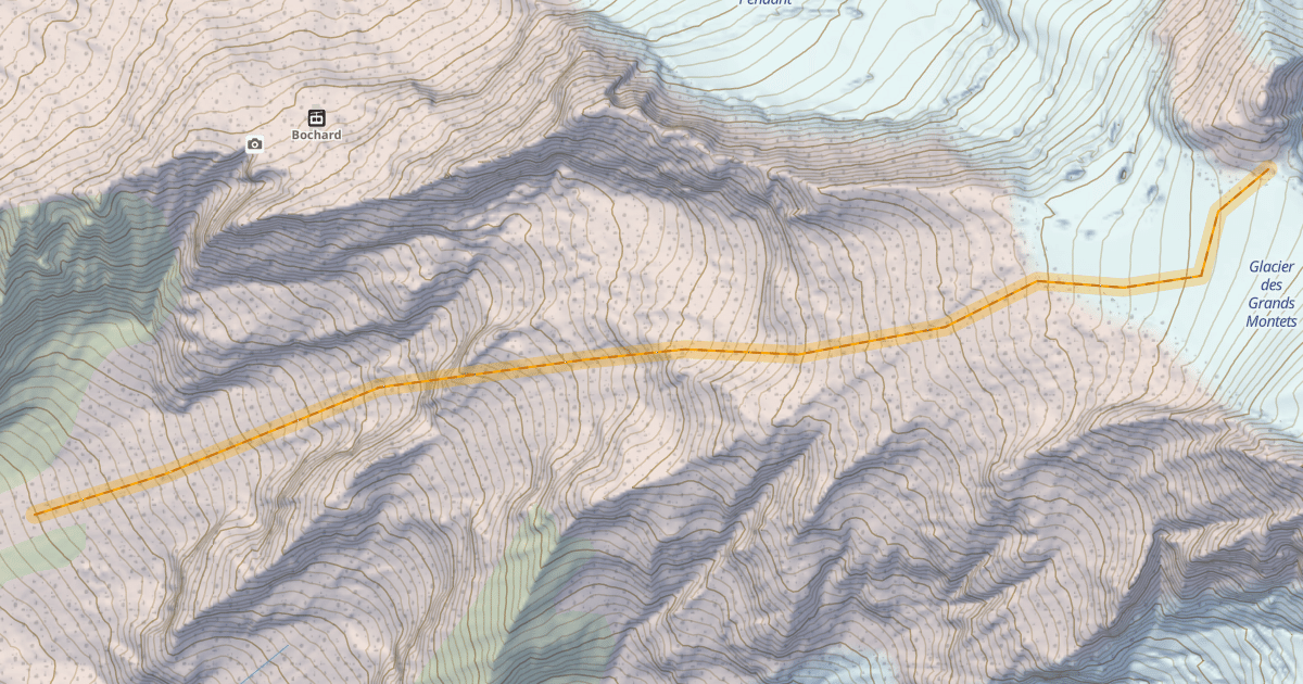Map preview of Pas du Chevre
