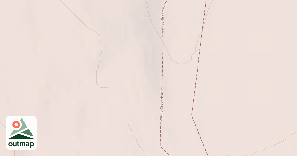 Map of Windy Creek Subsistence Ohv Trail