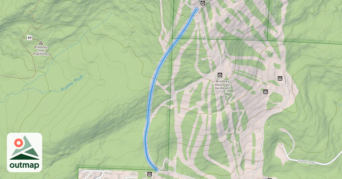 Map of Upper Thruway