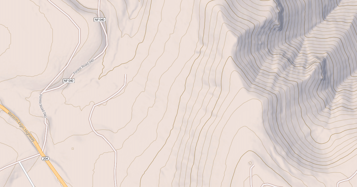 Map preview of USFS Motor Vehicle Use Map Trails 17983