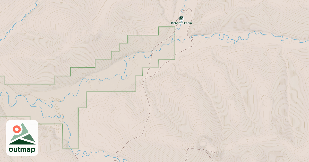 Map of Bear Creek Trail - Need alignment change outside WSR Corridor