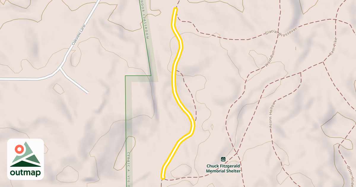 Map of Stony Drop