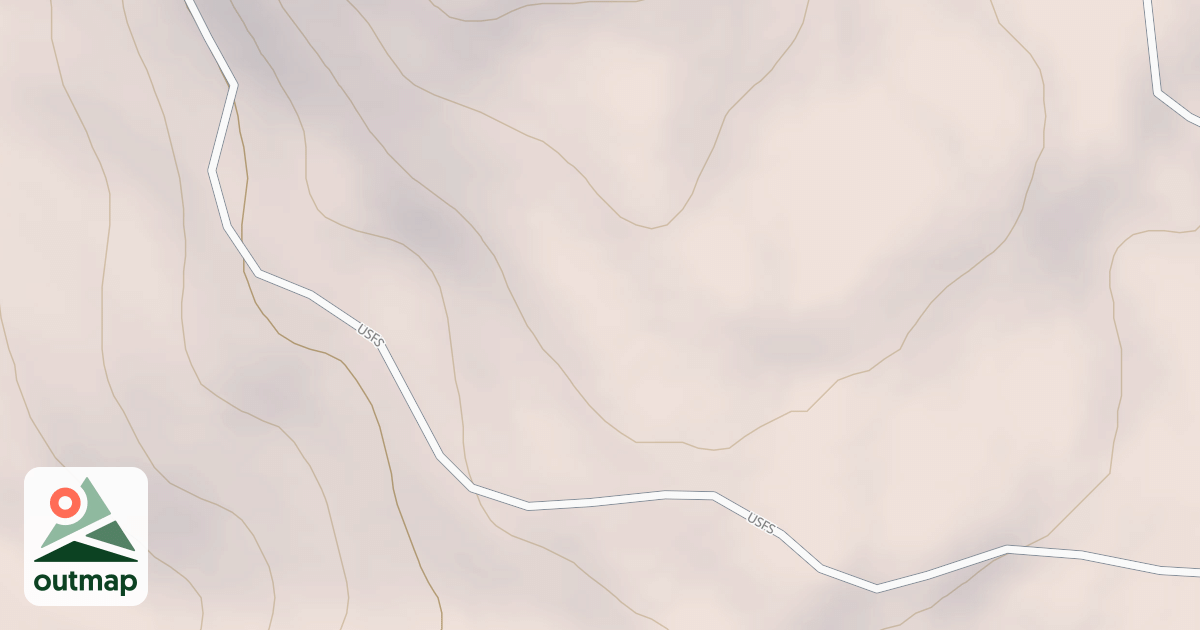 Map of Twin Lakes Road