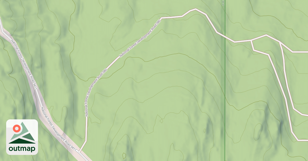 Map of OLD HANSON CREEK