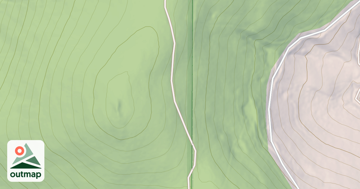 Map of UPPER SADDLE MTN