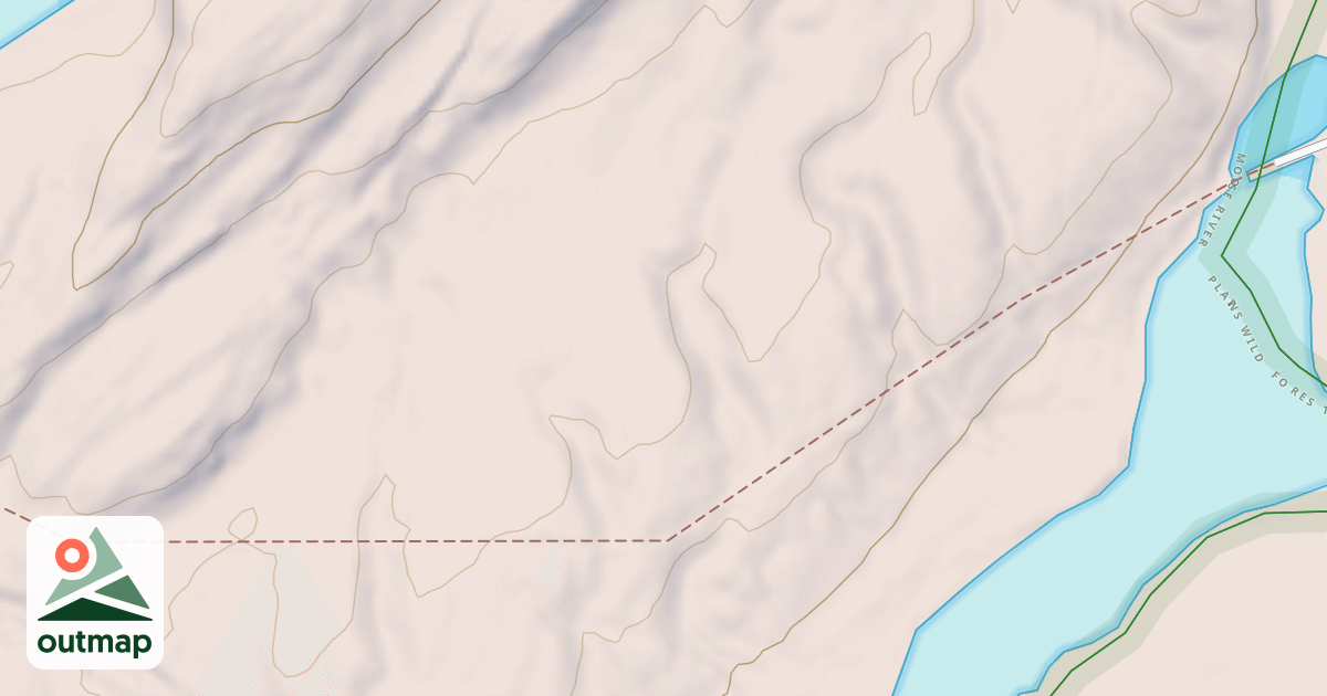 Map of Bug Lake Trail