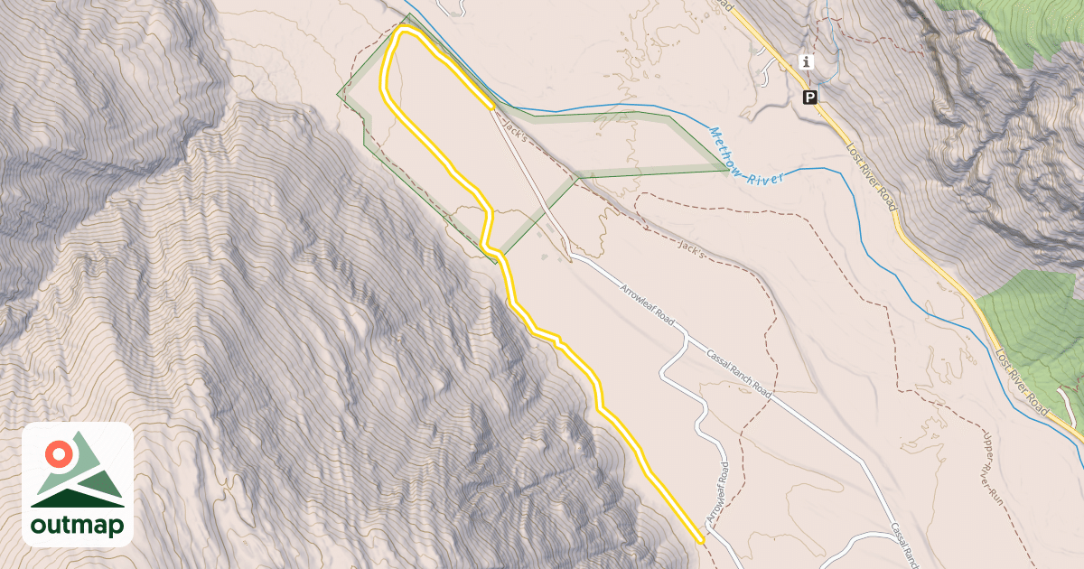 Map of Upper Jack's