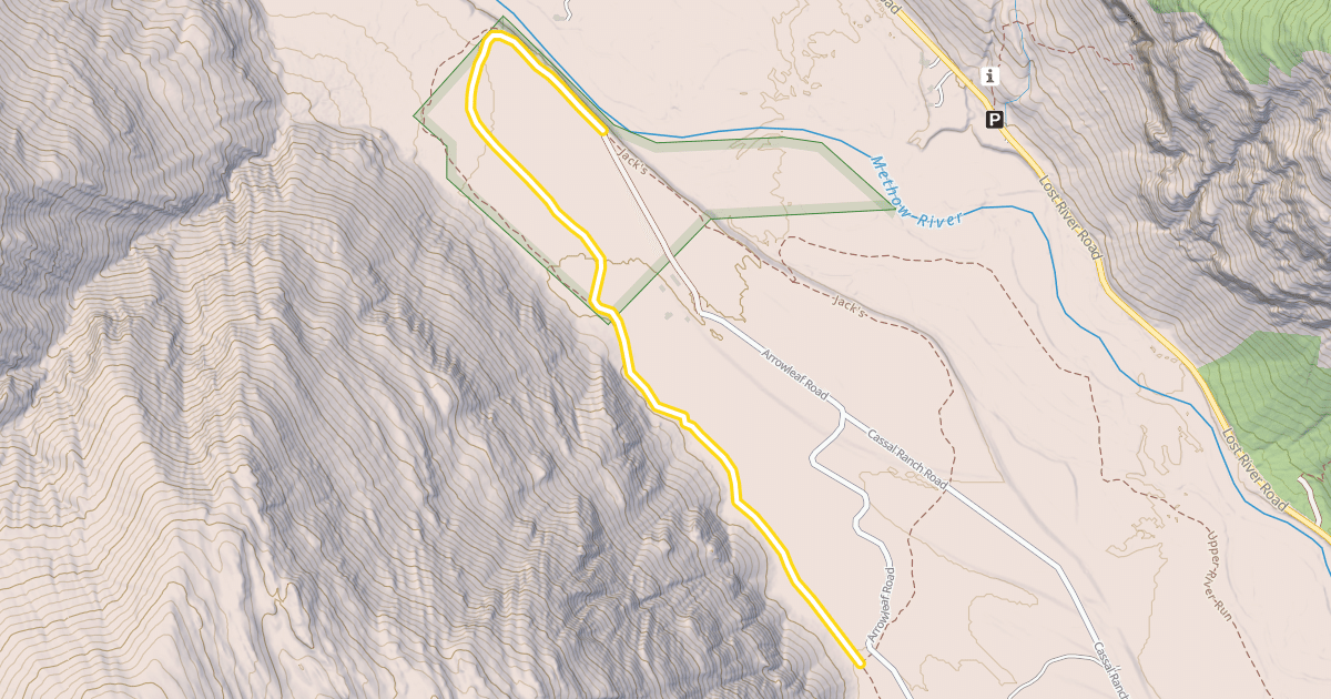 Map preview of Upper Jack's