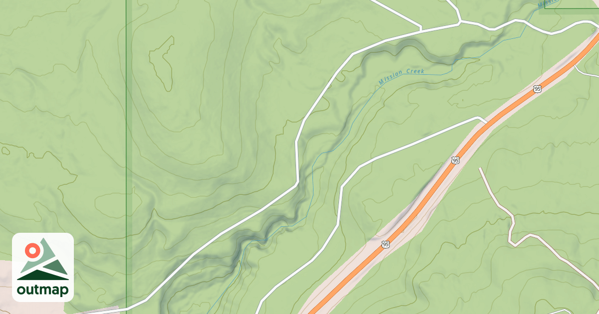 Map of BURN BAY