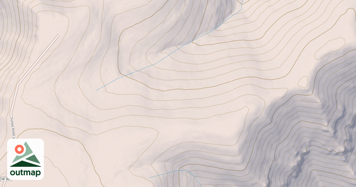 Map of USFS National Forest System Roads {E1D20500-DDB6-476D-8A20-C923F053187B}