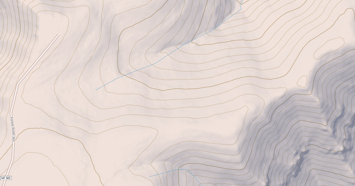 Map preview of USFS National Forest System Roads {E1D20500-DDB6-476D-8A20-C923F053187B}