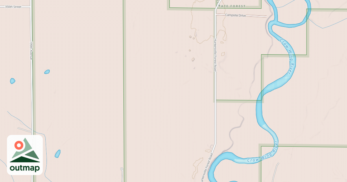 Map of Huntersville Trail