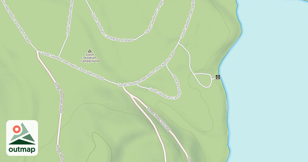 Map of SOUTH SKOOKUM CAMPGROUND