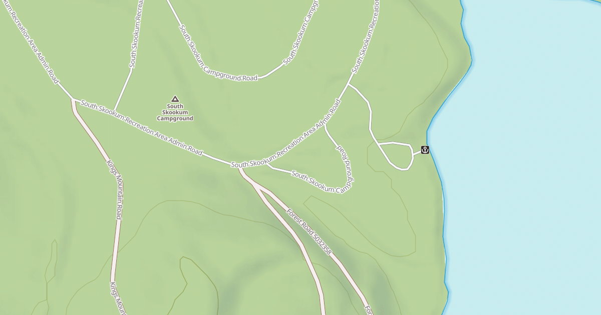 Map preview of SOUTH SKOOKUM CAMPGROUND