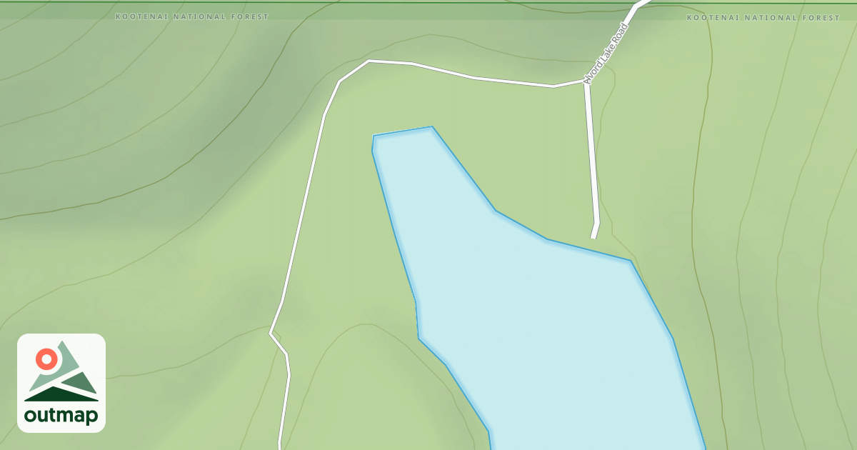 Map of ALVORD LAKE