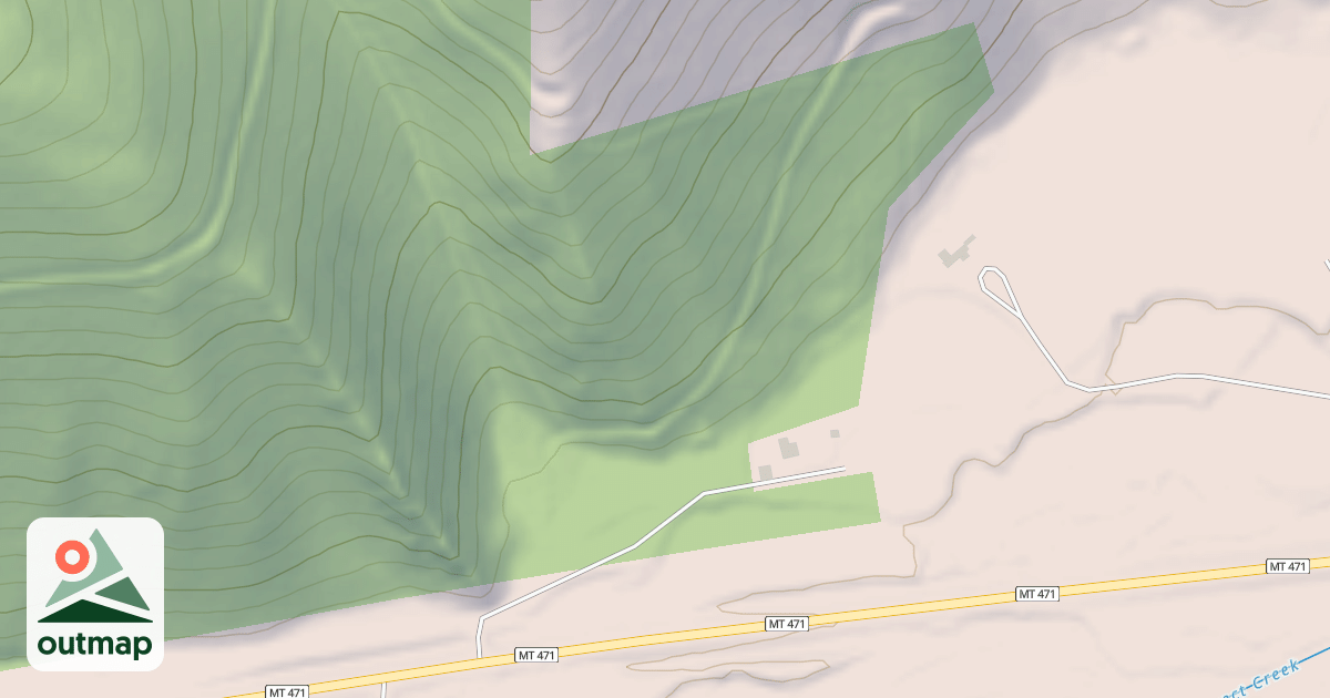Map of BONNEVILLE