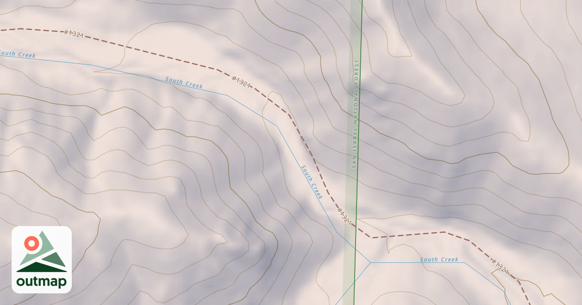 Map of South Creek