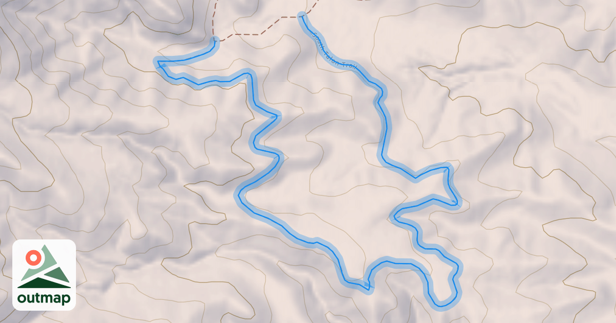 Map of South Talon Trail