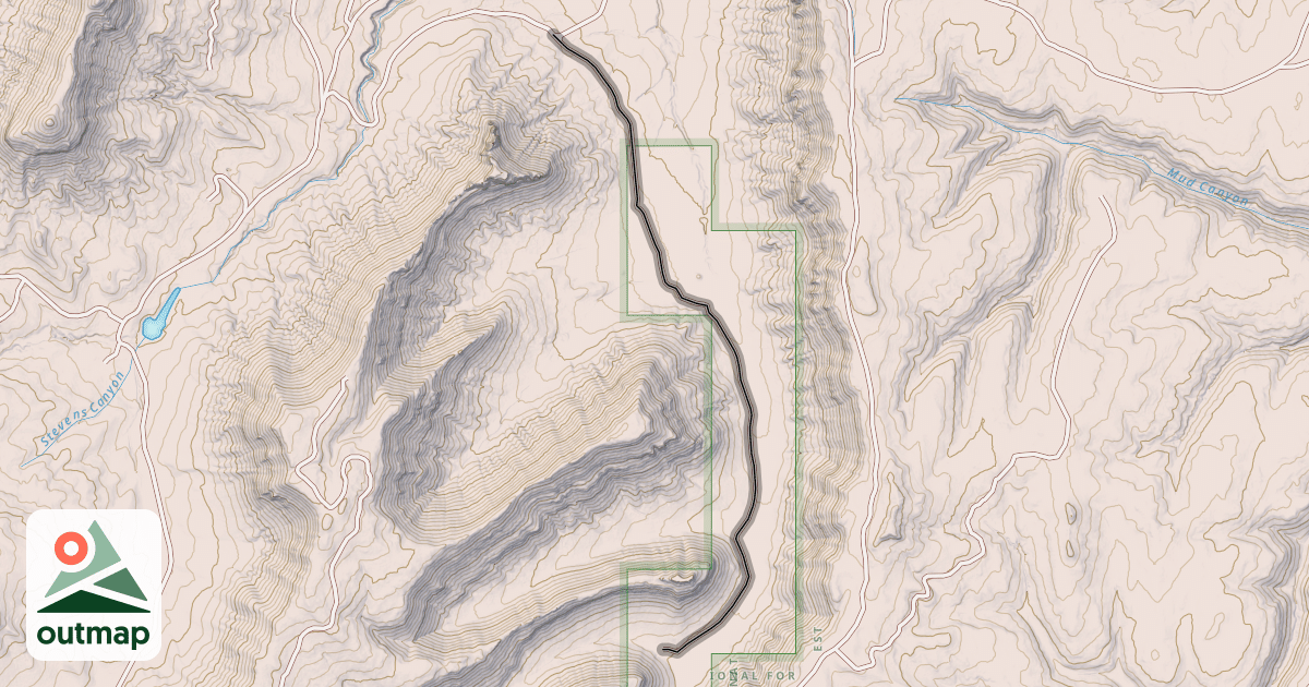 Map of Mormon Pasture Road