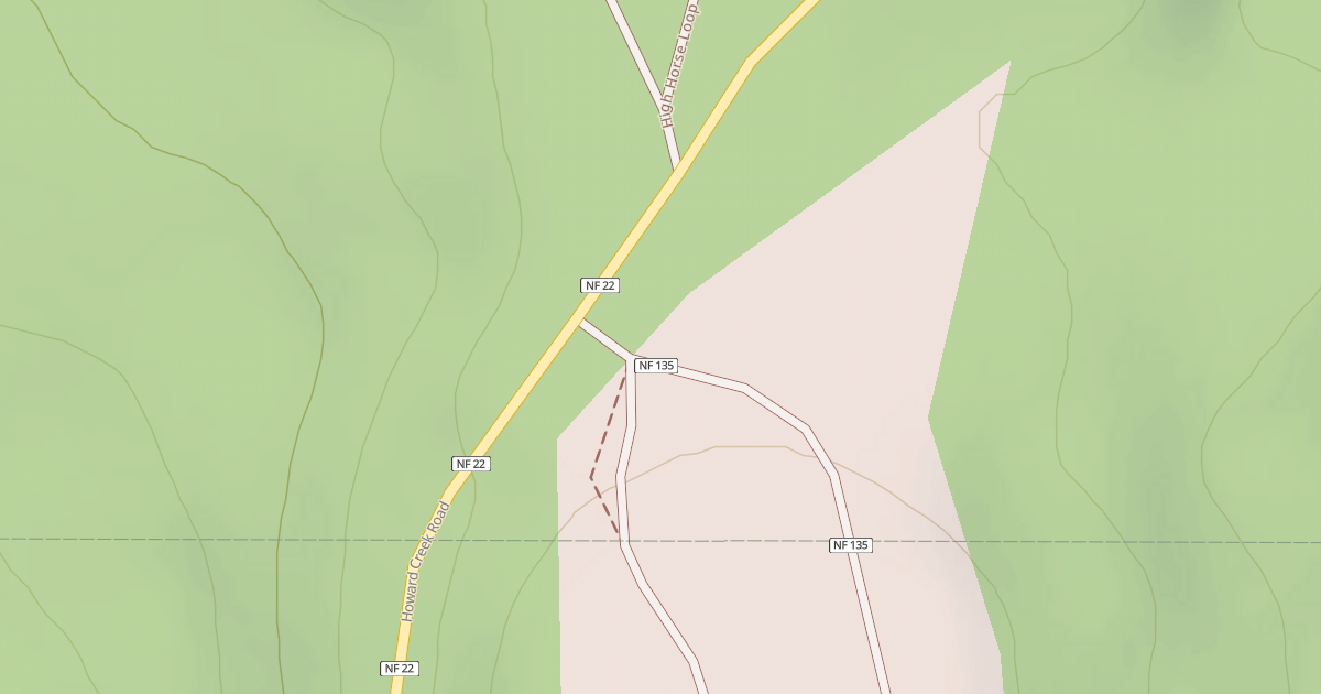 Map preview of USFS National Forest System Roads {94202EE6-DCC8-4188-9608-A1A01FFA1D57}
