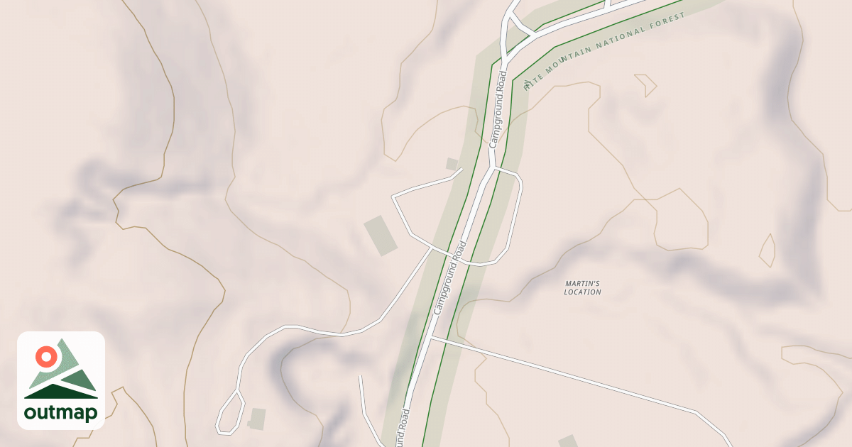 Map of DOLLY COPP SPUR Q